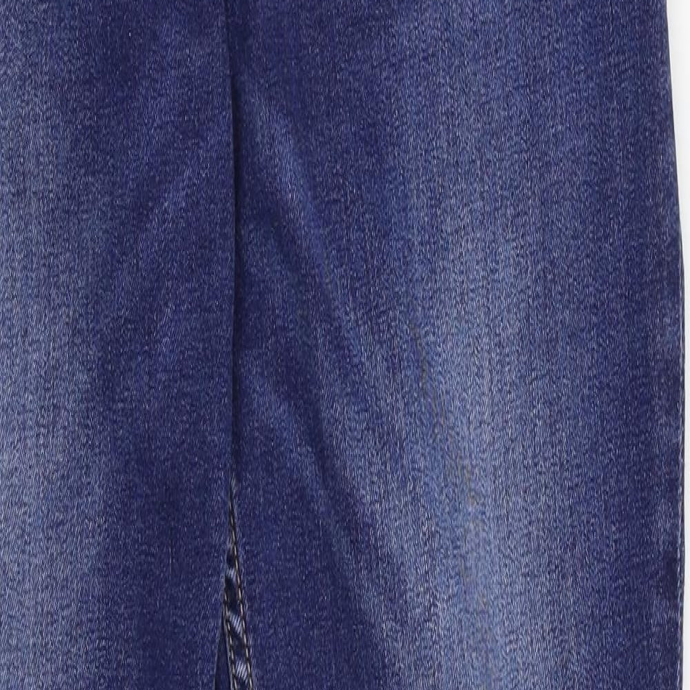 M&S Womens Blue  Denim Skinny Jeans Size 10 L30 in