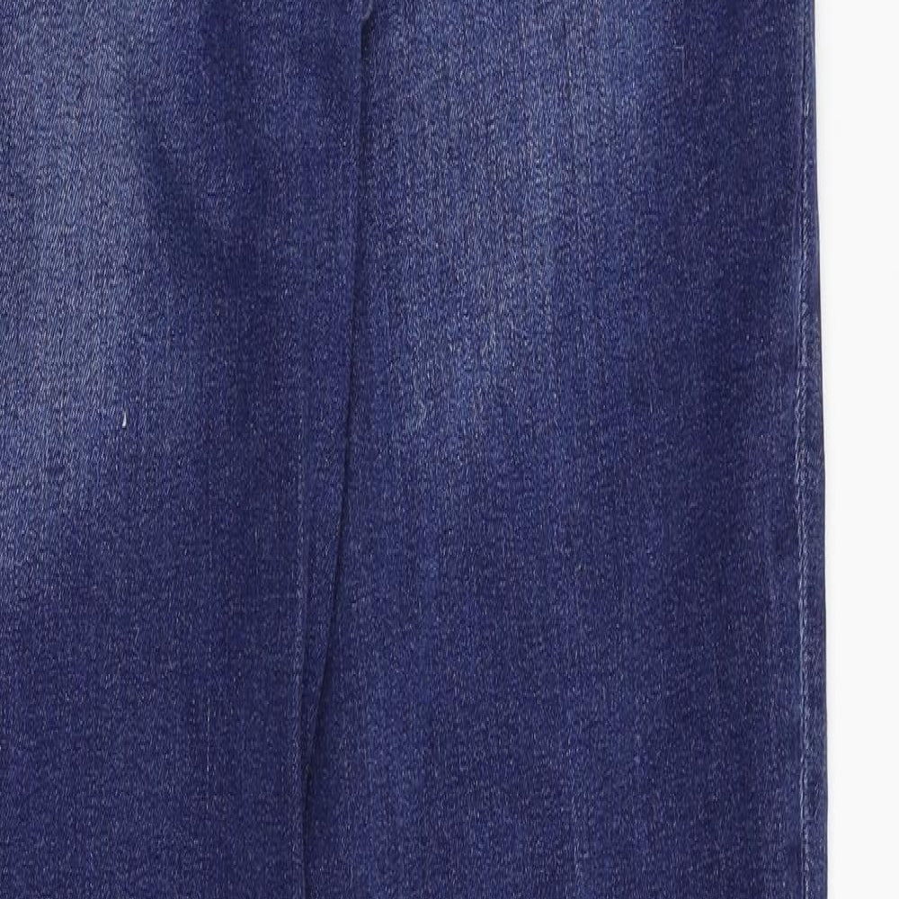 M&S Womens Blue  Denim Skinny Jeans Size 10 L30 in