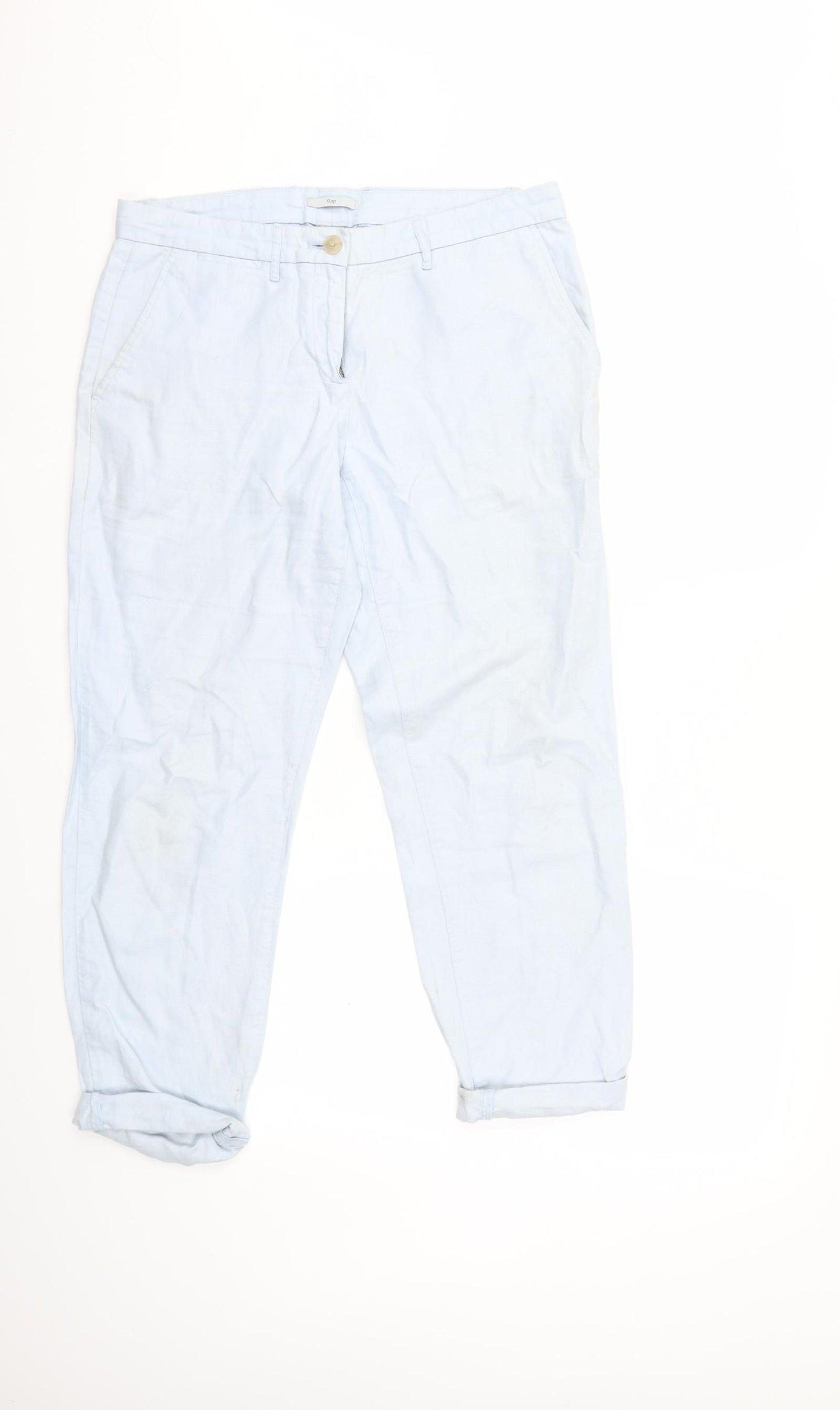 Gap Womens Blue   Chino Trousers Size 8 L25 in