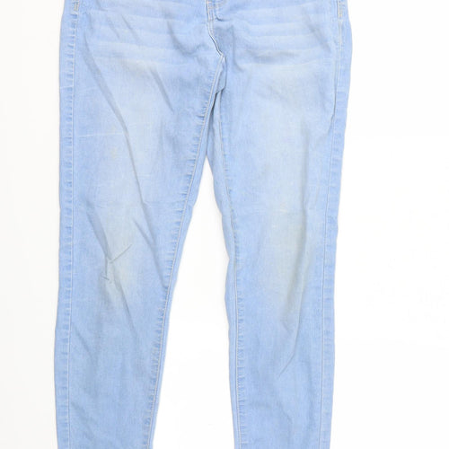 Denim & Co. Womens Blue  Denim Skinny Jeans Size 10 L29 in