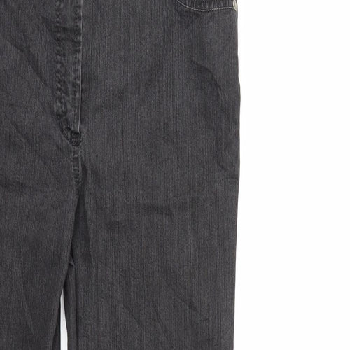 Gerry Weber Womens Grey  Denim Straight Jeans Size 10 L27 in