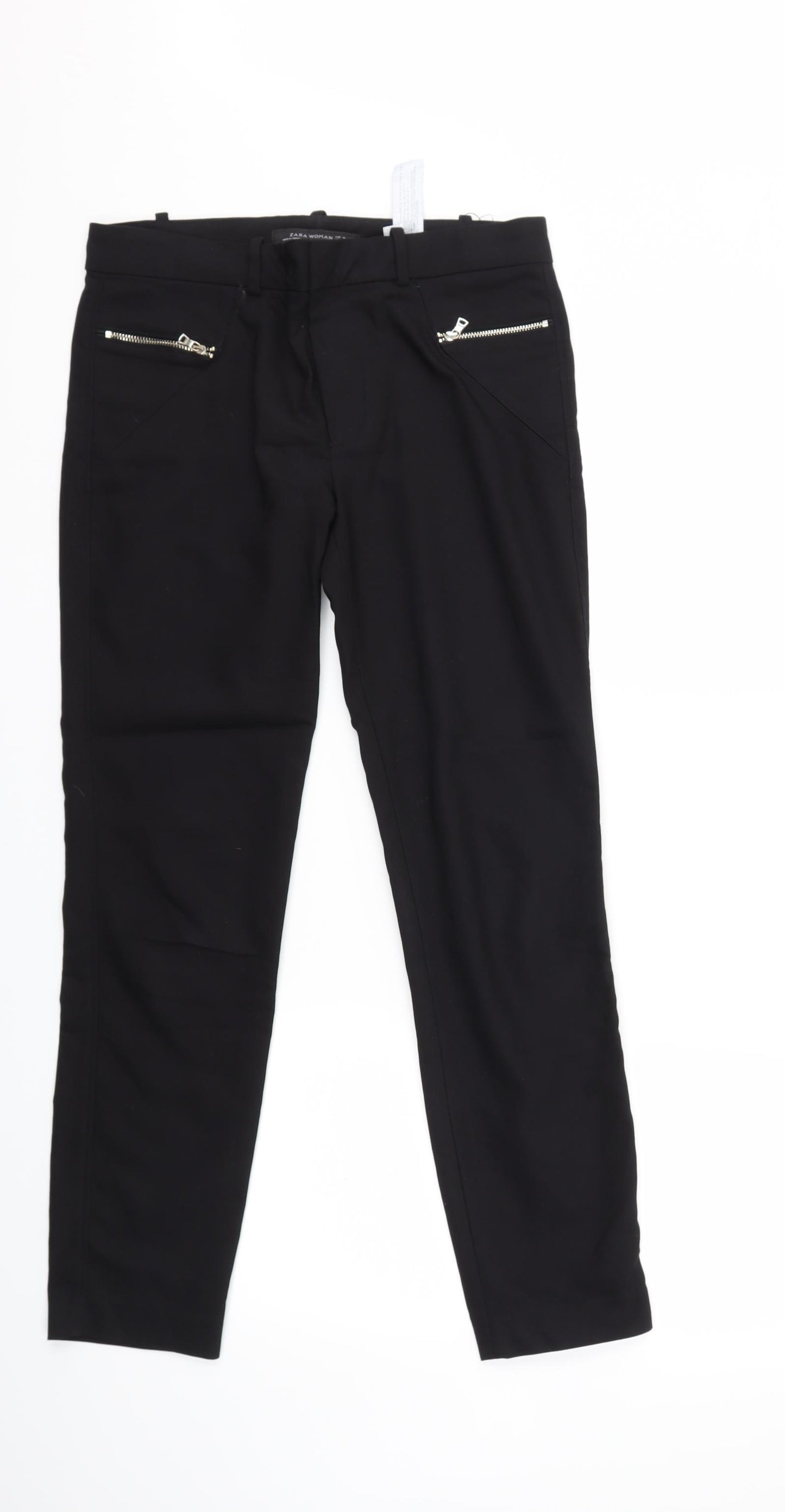 Zara Womens Black   Trousers  Size M L28 in