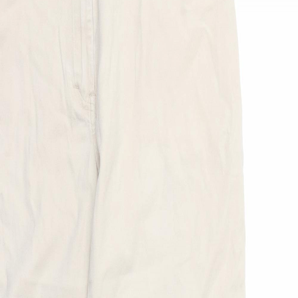Damart Womens Beige   Trousers  Size 12 L28 in
