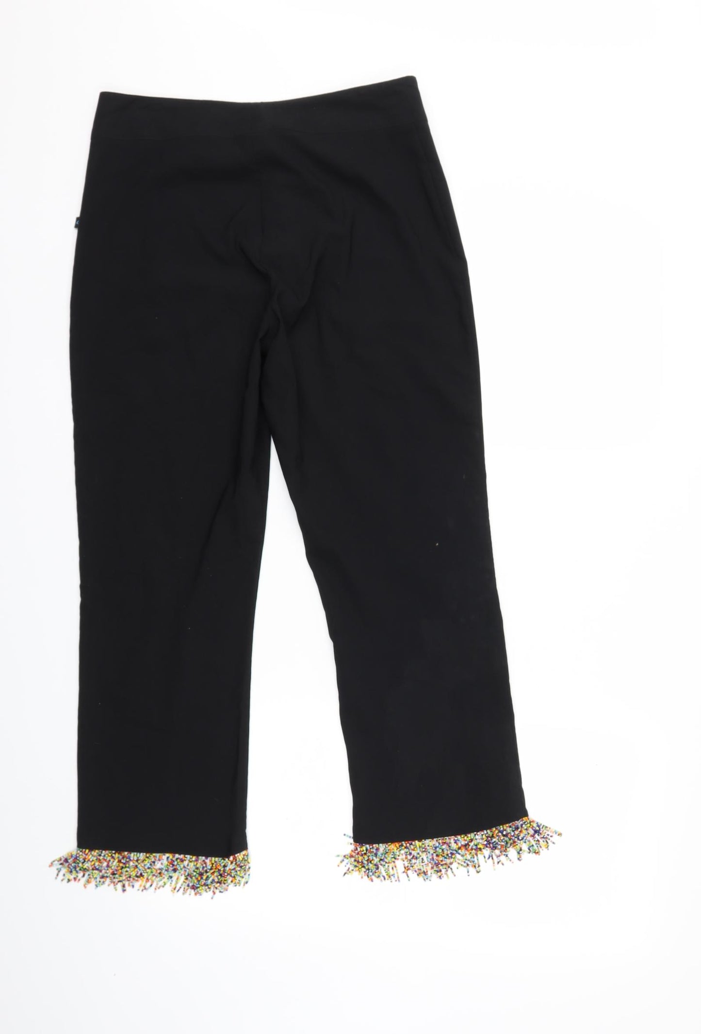 Blue Angel Womens Black   Trousers  Size 10 L22 in