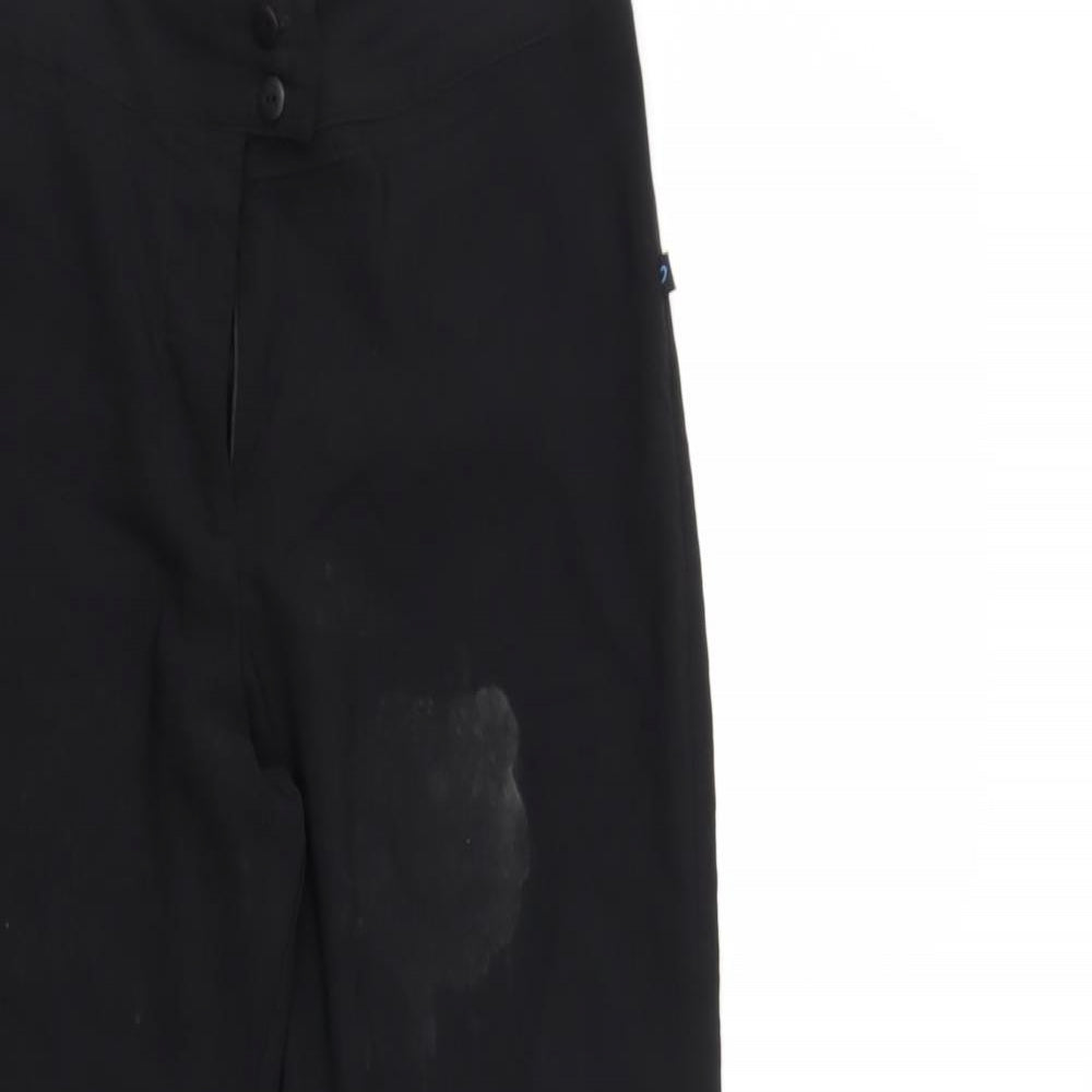 Blue Angel Womens Black   Trousers  Size 10 L22 in