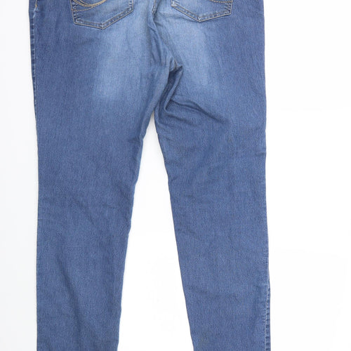 TU Womens Blue  Denim Jegging Jeans Size 18 L29 in
