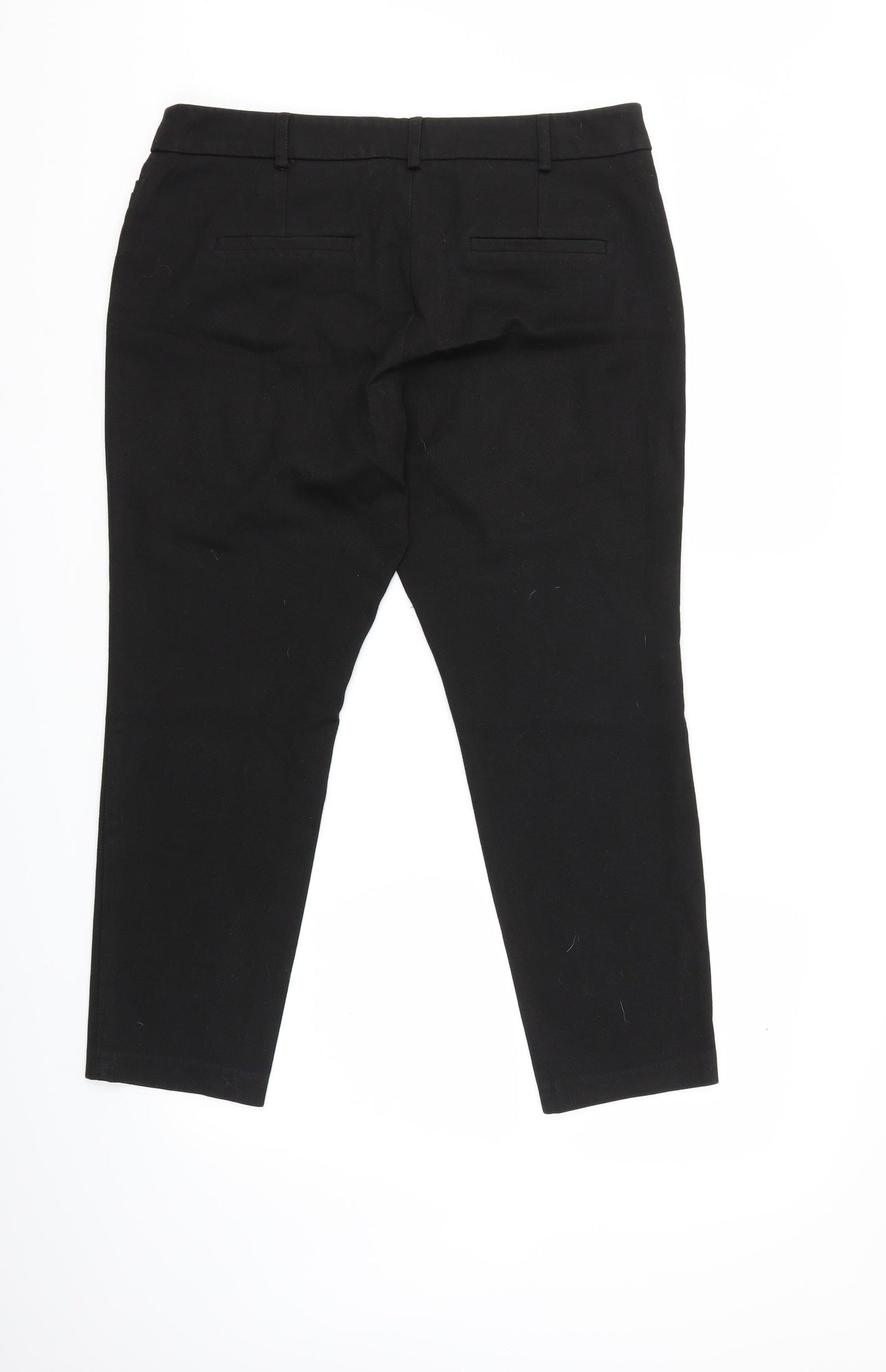 NEXT Womens Black   Trousers  Size 14 L25 in