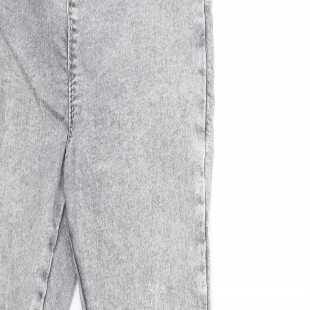 Papaya Womens Grey  Denim Jegging Jeans Size 10 L27 in
