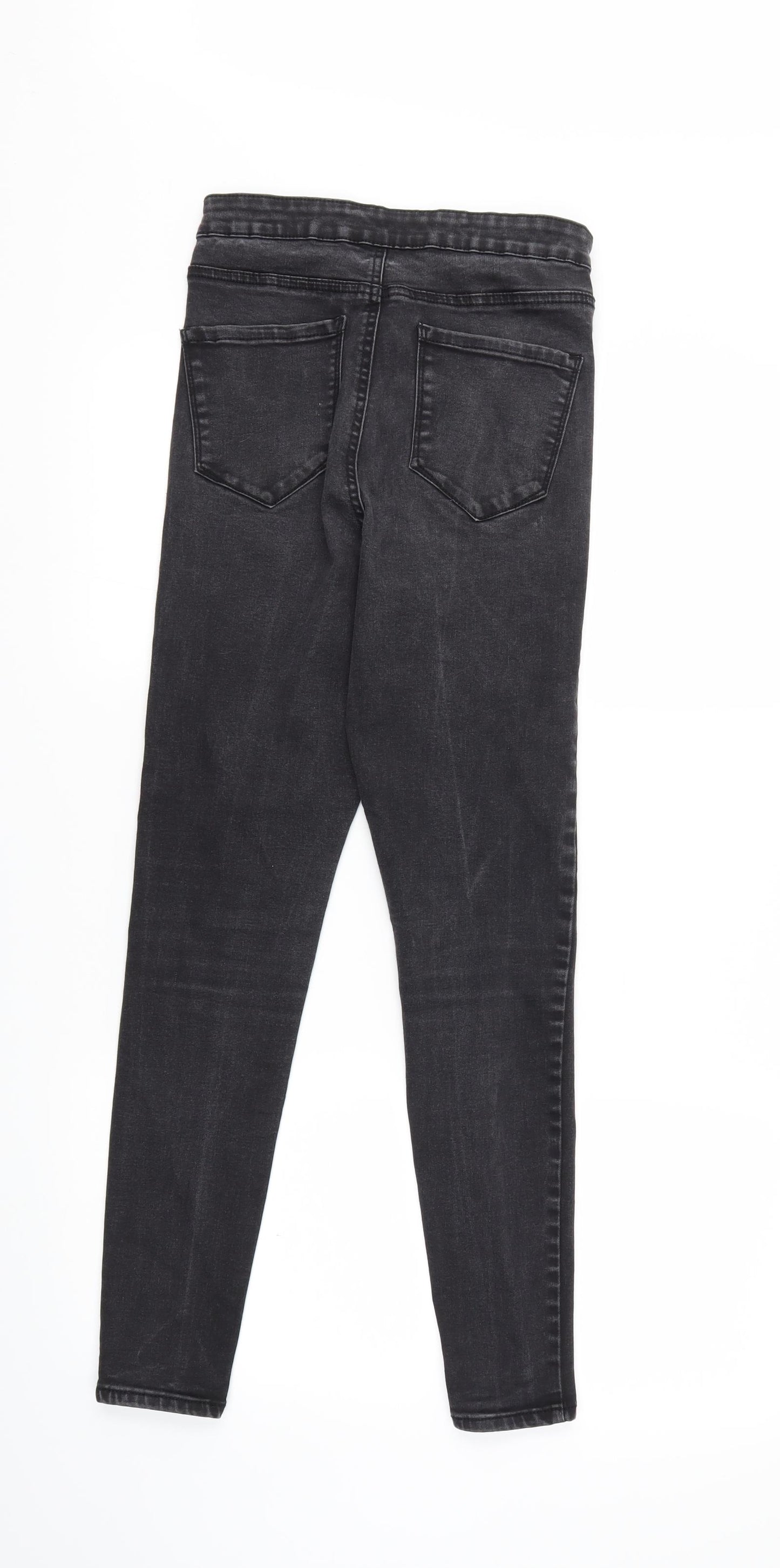 Denim & Co. Womens Black  Denim  Jeans Size 12 L27 in