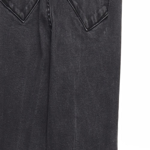 Denim & Co. Womens Black  Denim  Jeans Size 12 L27 in