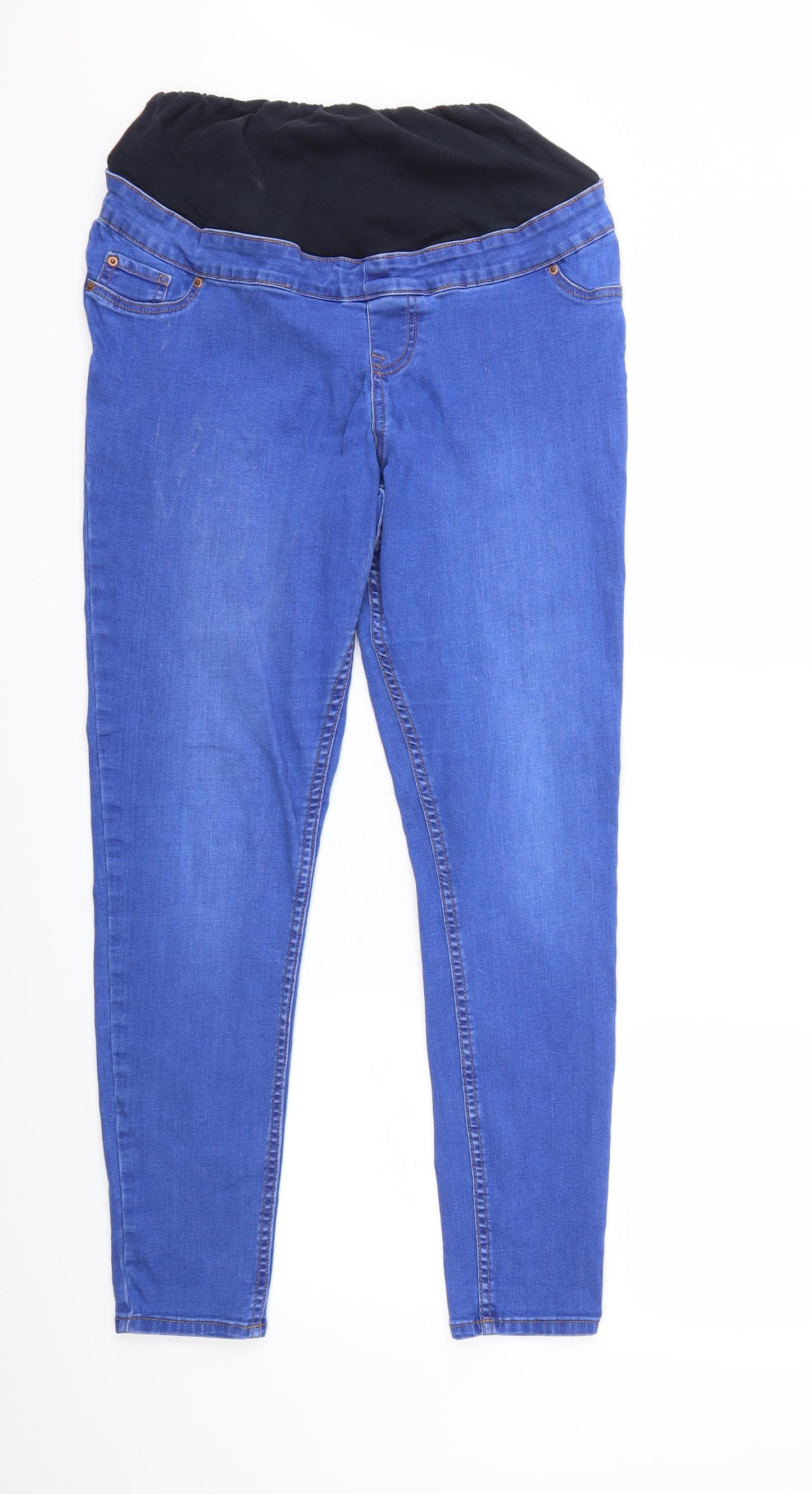 New Look Womens Blue  Denim Jegging Jeans Size 12 L27 in