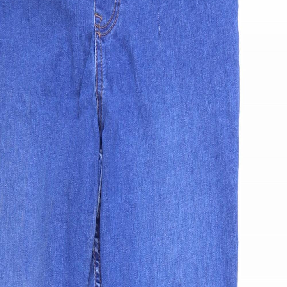 New Look Womens Blue  Denim Jegging Jeans Size 12 L27 in
