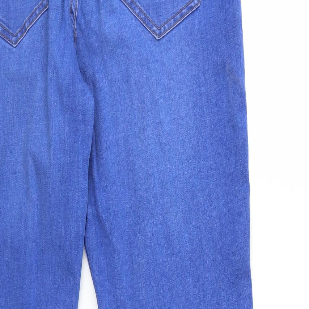 New Look Womens Blue  Denim Jegging Jeans Size 12 L27 in