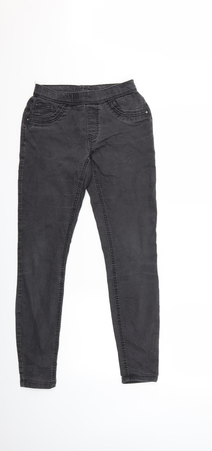 Yessica Womens Grey Denim Jegging Jeans Size 8 L28 in