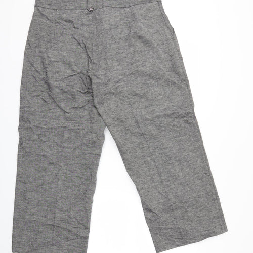 Preworn Womens Grey   Trousers  Size 34 in L25 in