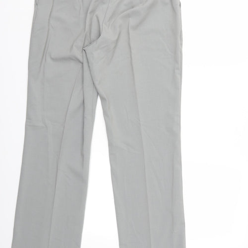 Preworn Womens Grey   Trousers  Size 32 in L29 in
