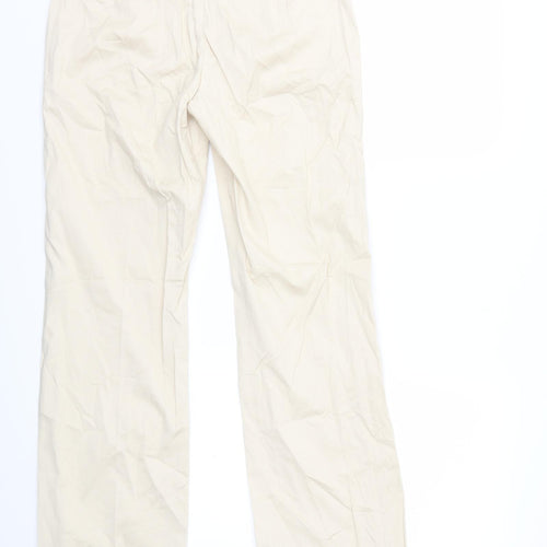 H&M Womens Beige   Trousers  Size 8 L30 in