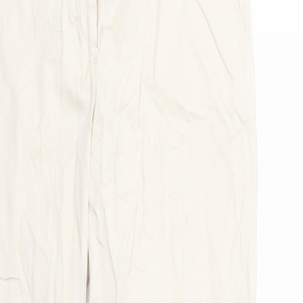 H&M Womens Beige   Trousers  Size 8 L30 in