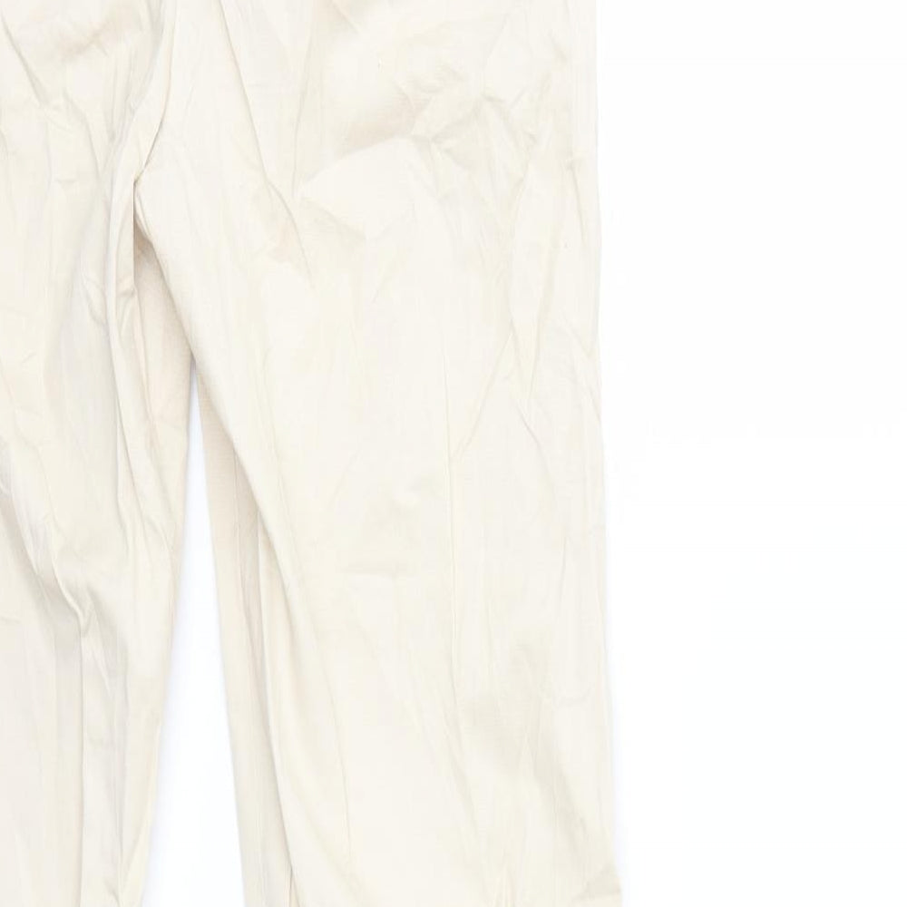 H&M Womens Beige   Trousers  Size 8 L30 in