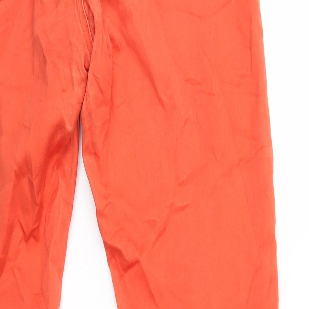 ORSAY Womens Orange  Denim Straight Jeans Size 30 in L31 in