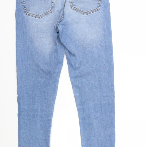 Denim & Co. Womens Blue  Denim Skinny Jeans Size 10 L30 in