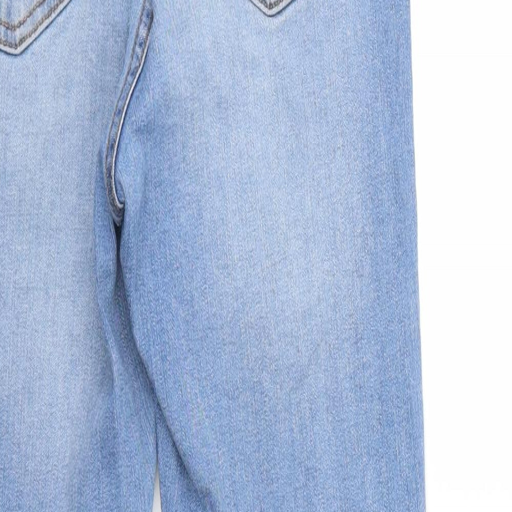 Denim & Co. Womens Blue  Denim Skinny Jeans Size 10 L30 in