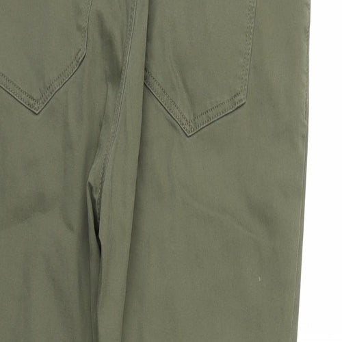 TU Womens Green  Denim Skinny Jeans Size 12 L20 in