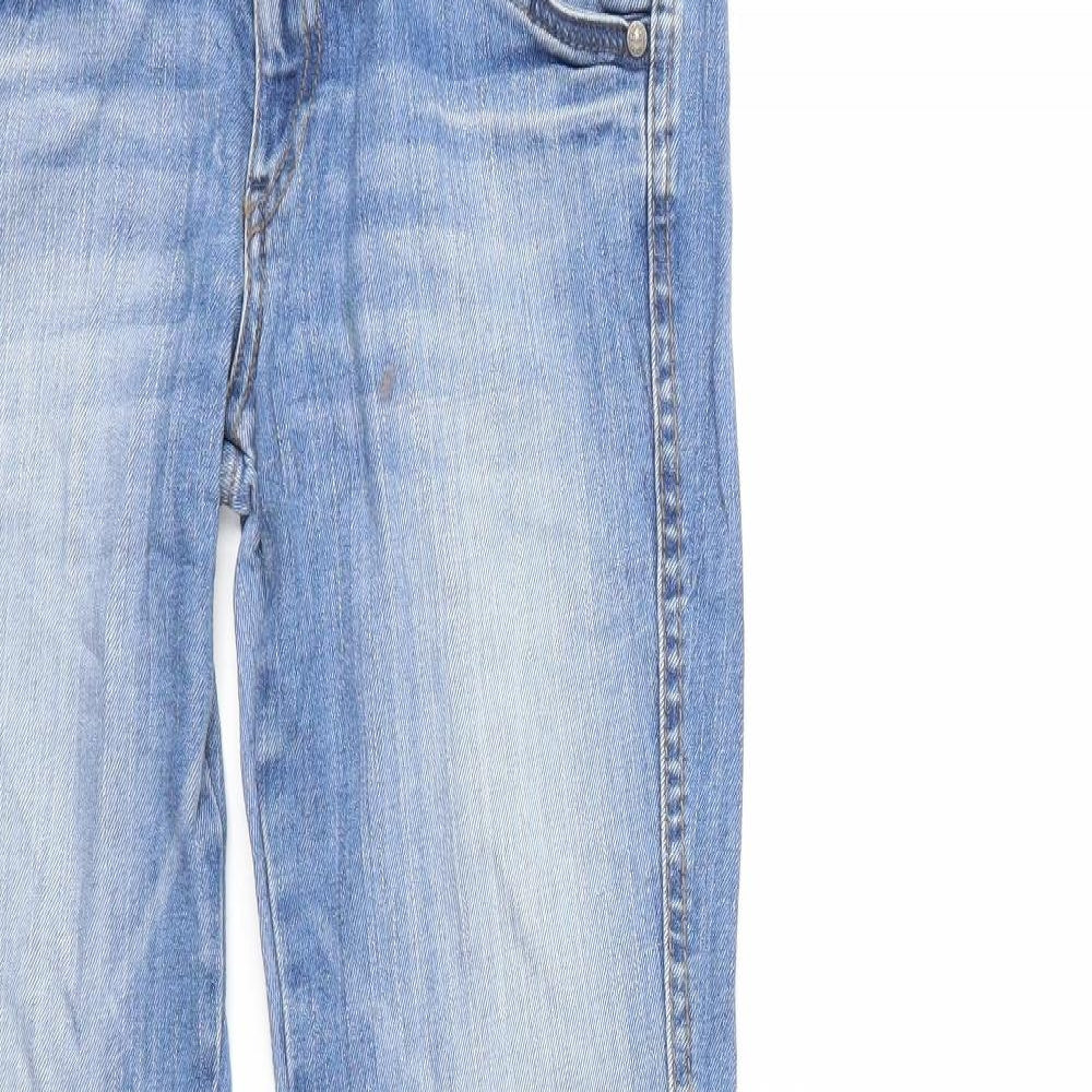 Mango Womens Blue  Denim Skinny Jeans Size 12 L31 in