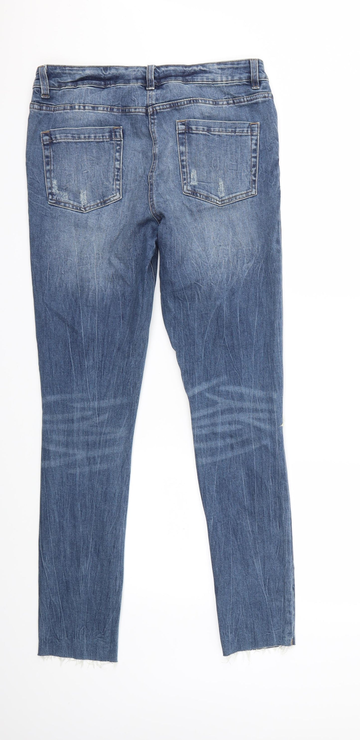 NEXT Womens Blue  Denim Skinny Jeans Size 10 L29 in
