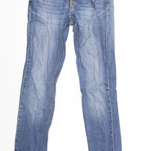 Preworn Womens Blue  Denim Skinny Jeans Size 36 in L32 in