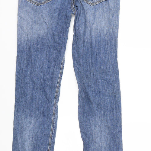 Preworn Womens Blue  Denim Skinny Jeans Size 36 in L32 in