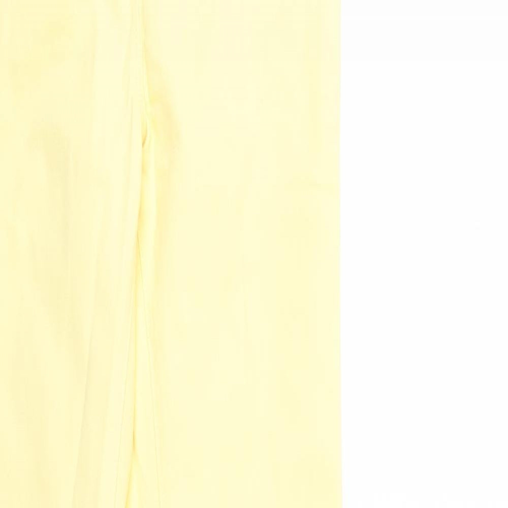 Marks and Spencer Womens Yellow  Denim Skinny Jeans Size 10 L31 in