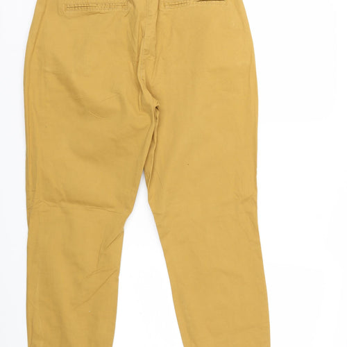 Primark Womens Brown   Chino Trousers Size 14 L28 in