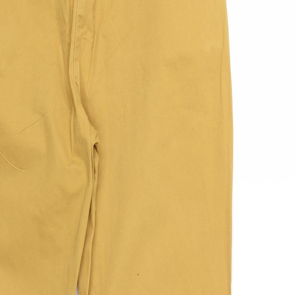 Primark Womens Brown   Chino Trousers Size 14 L28 in