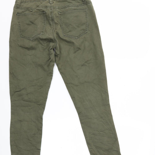 FOREVER 21 Womens Green  Denim Skinny Jeans Size 6 L27 in
