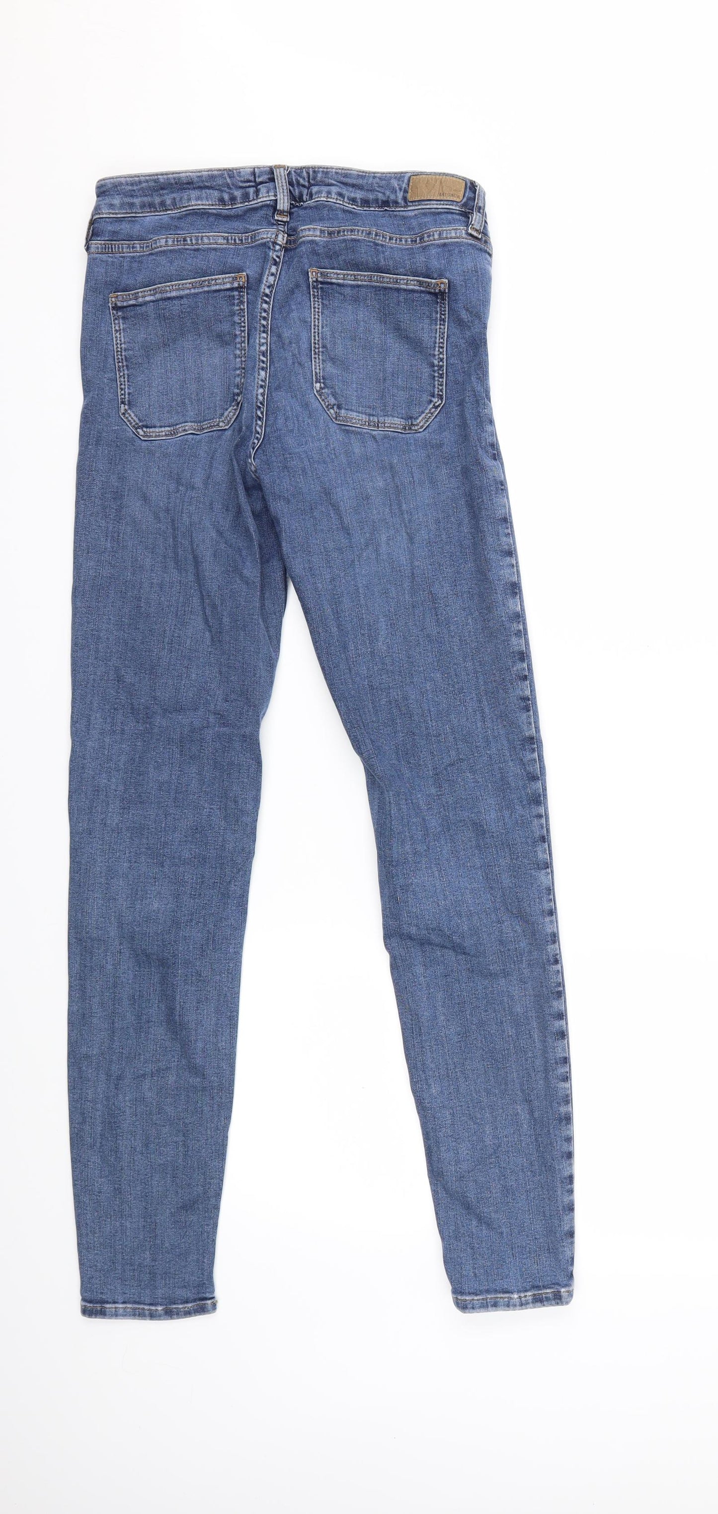 Fat Face Womens Blue  Denim Skinny Jeans Size 10 L29 in