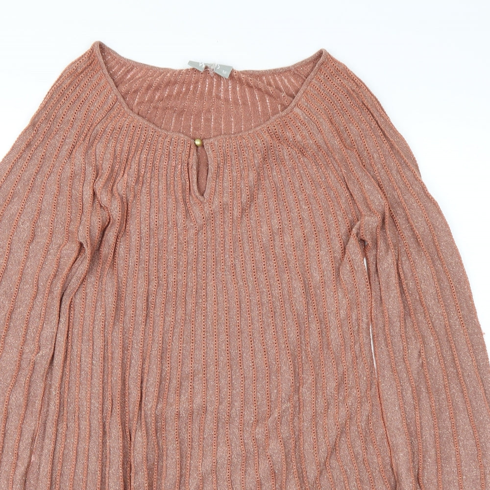 Wallis Womens Pink   Basic T-Shirt Size M