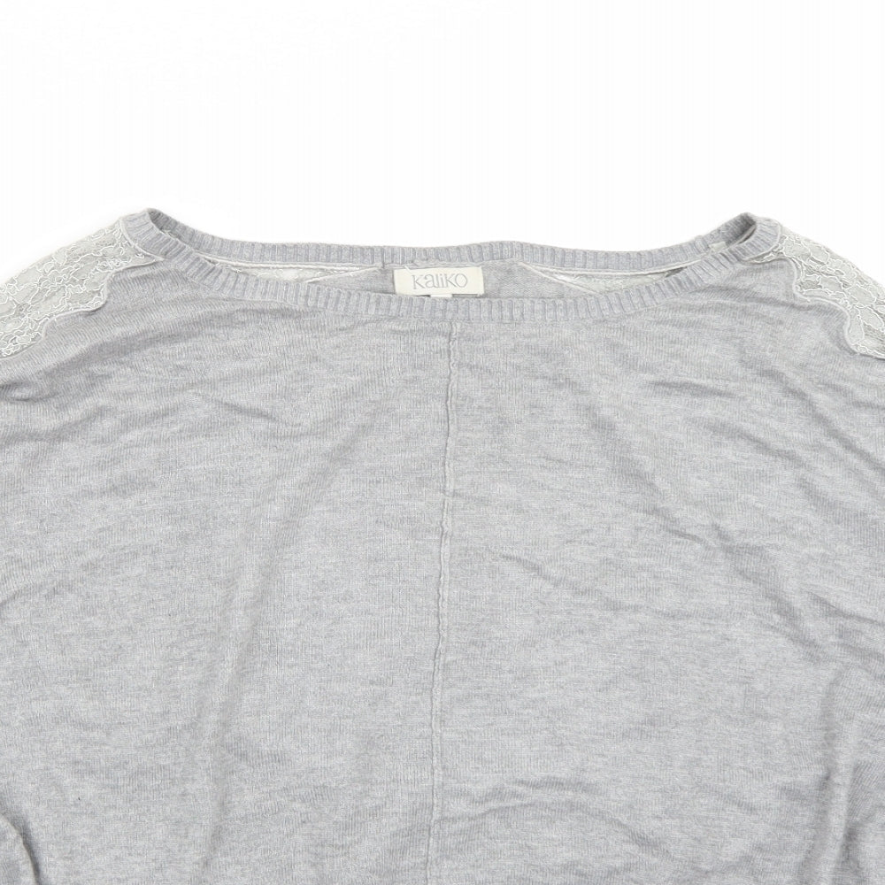 Kaliko Womens Grey   Basic T-Shirt Size 20
