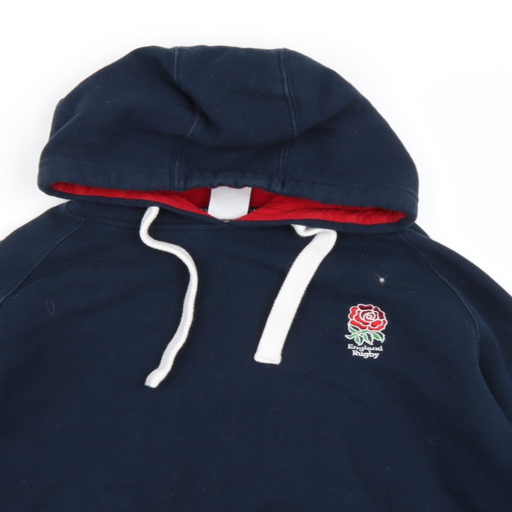 England rugby Mens Blue   Pullover Hoodie Size M