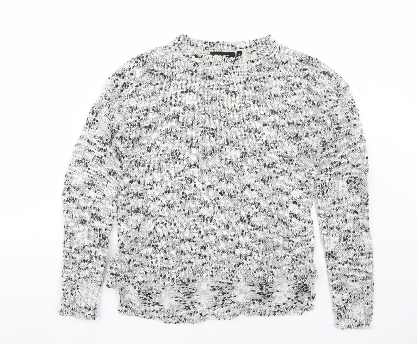 Newlook Womens Grey   Pullover Jumper Size 8