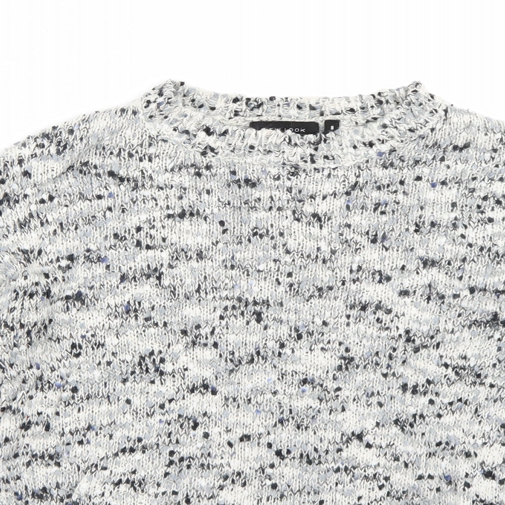 Newlook Womens Grey   Pullover Jumper Size 8