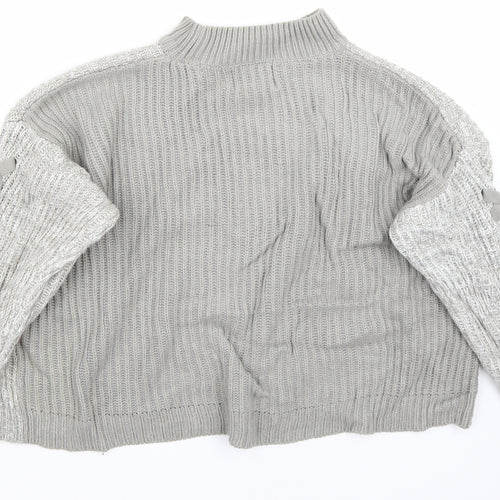 Papaya Womens Grey   Pullover Jumper Size L