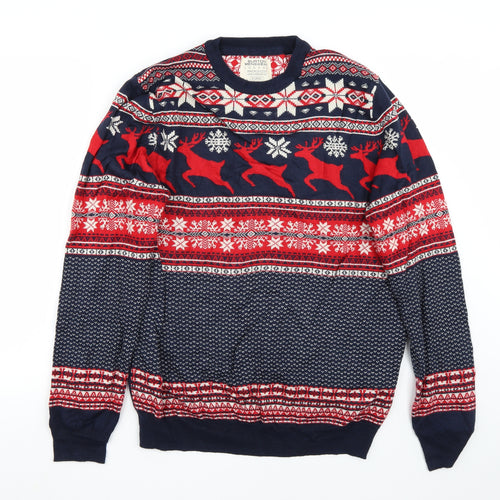 Burton Mens Blue   Pullover Jumper Size XL  - christmas