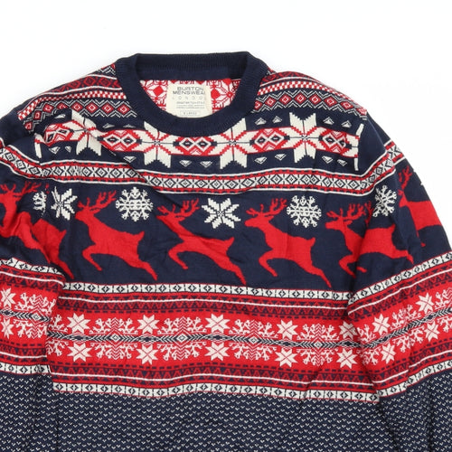 Burton Mens Blue   Pullover Jumper Size XL  - christmas