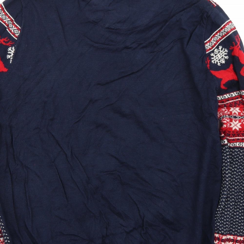 Burton Mens Blue   Pullover Jumper Size XL  - christmas
