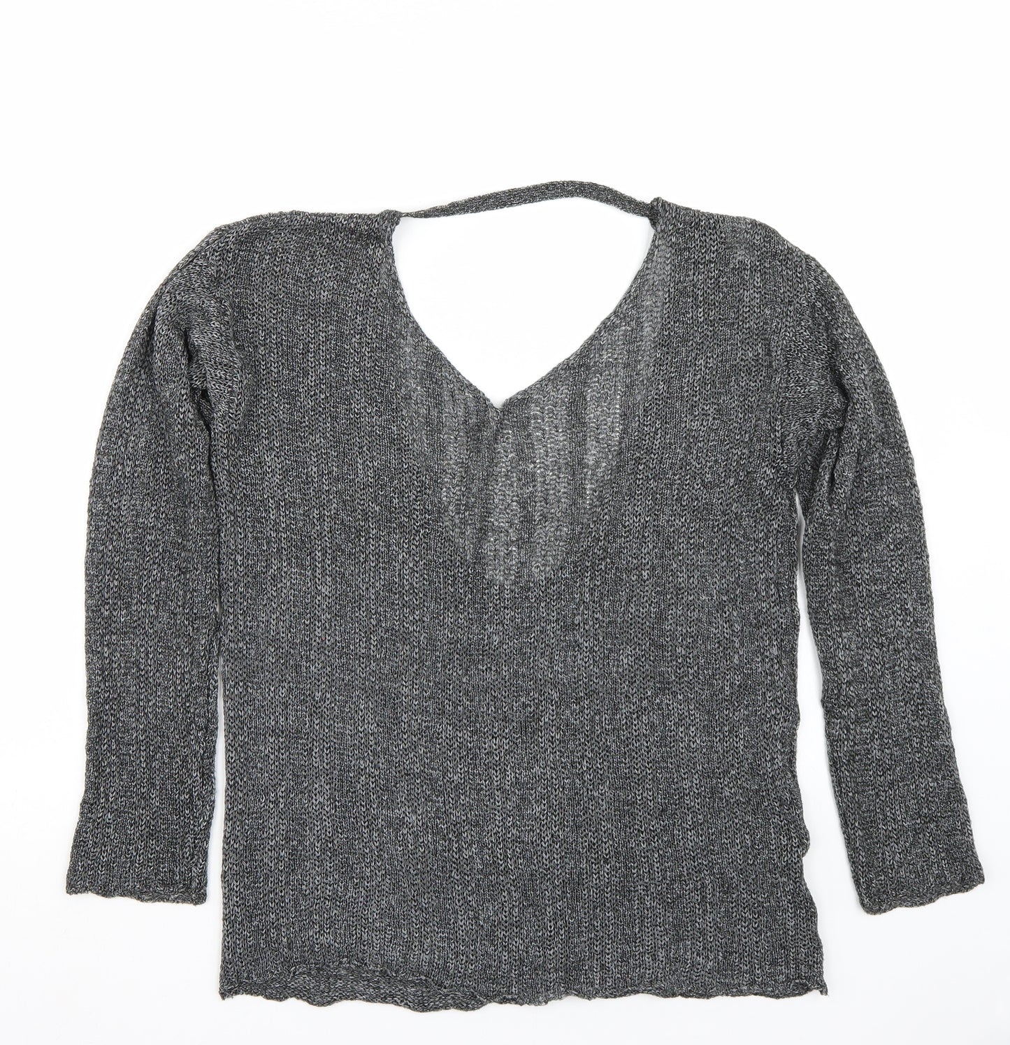 H&M Womens Grey   Pullover Jumper Size S