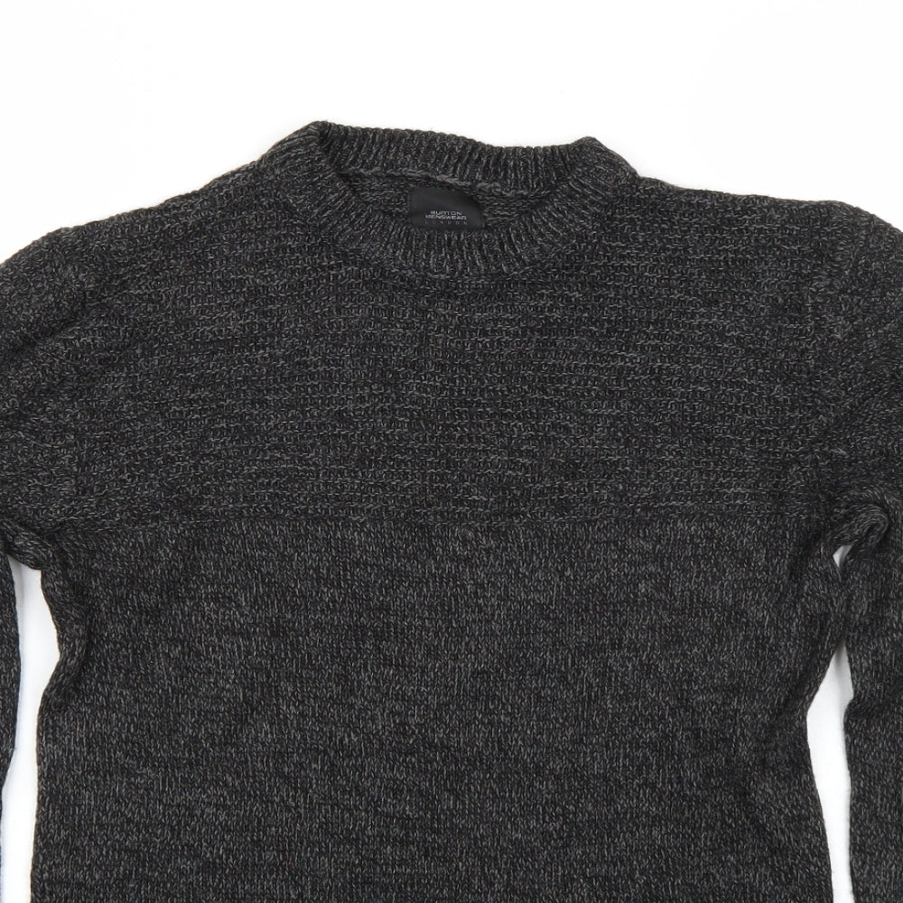 Burton Mens Grey   Pullover Jumper Size S