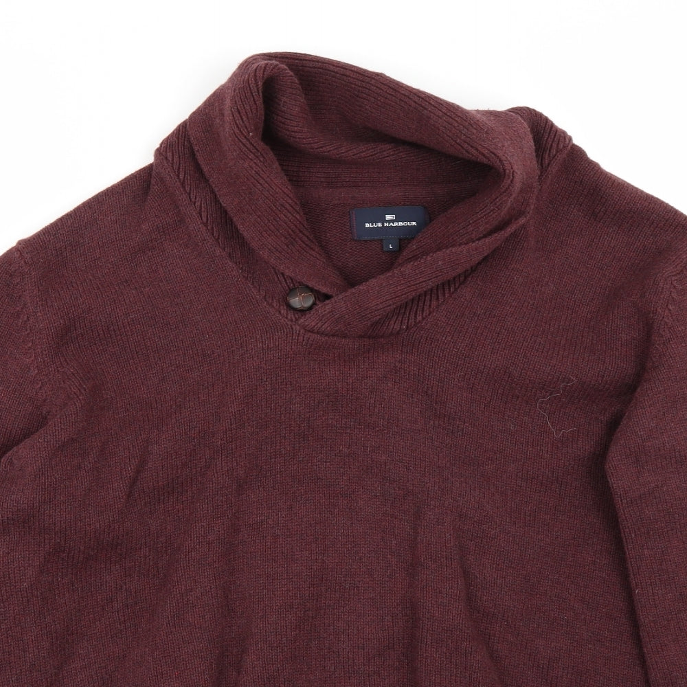 Marks and Spencer Mens Brown   Pullover Jumper Size L