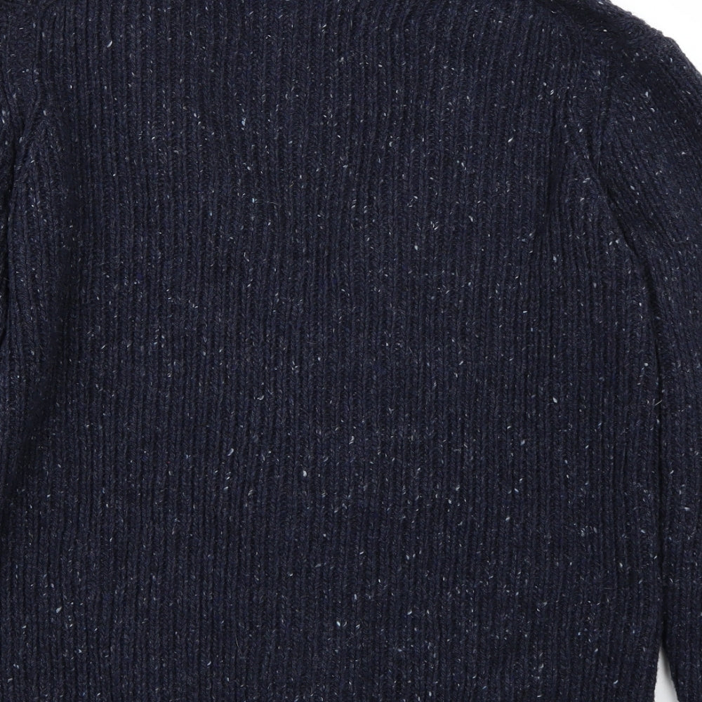 Racing green  Mens Blue   Cardigan Jumper Size M