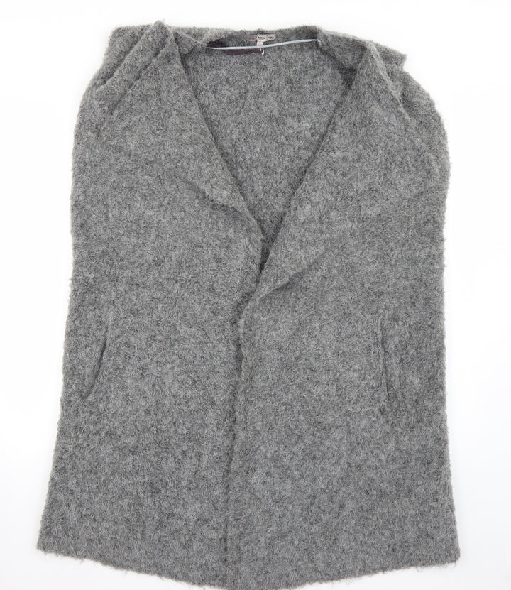 Amaryllis Womens Grey Jacket Coat Size L